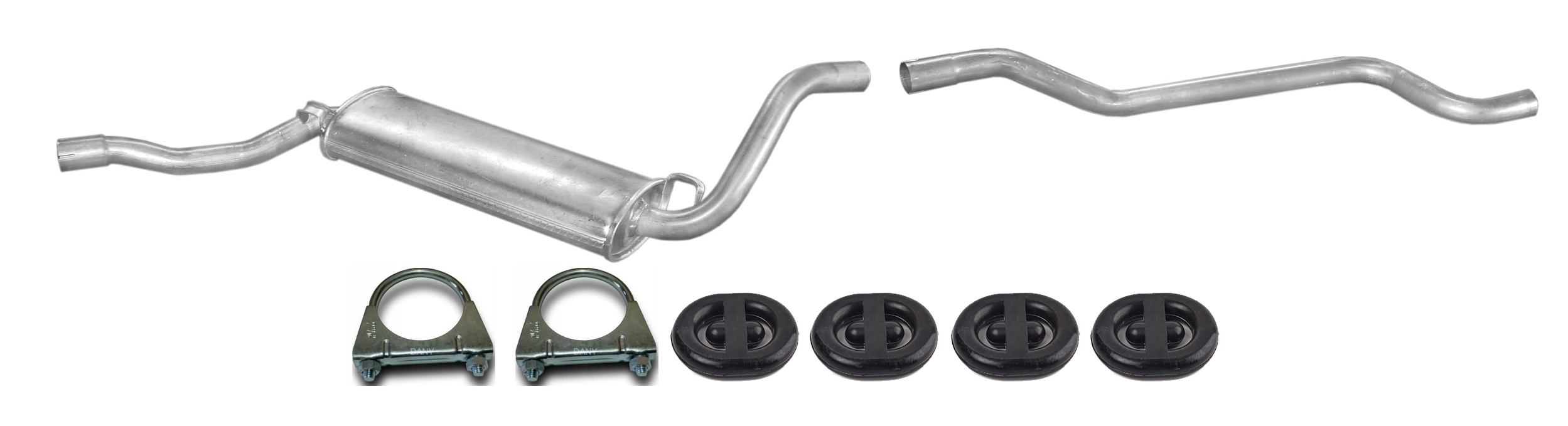 AUDI COUPE B2 1.8 TŁUMIK KOŃCOWY+ RURA WYLOTOWA