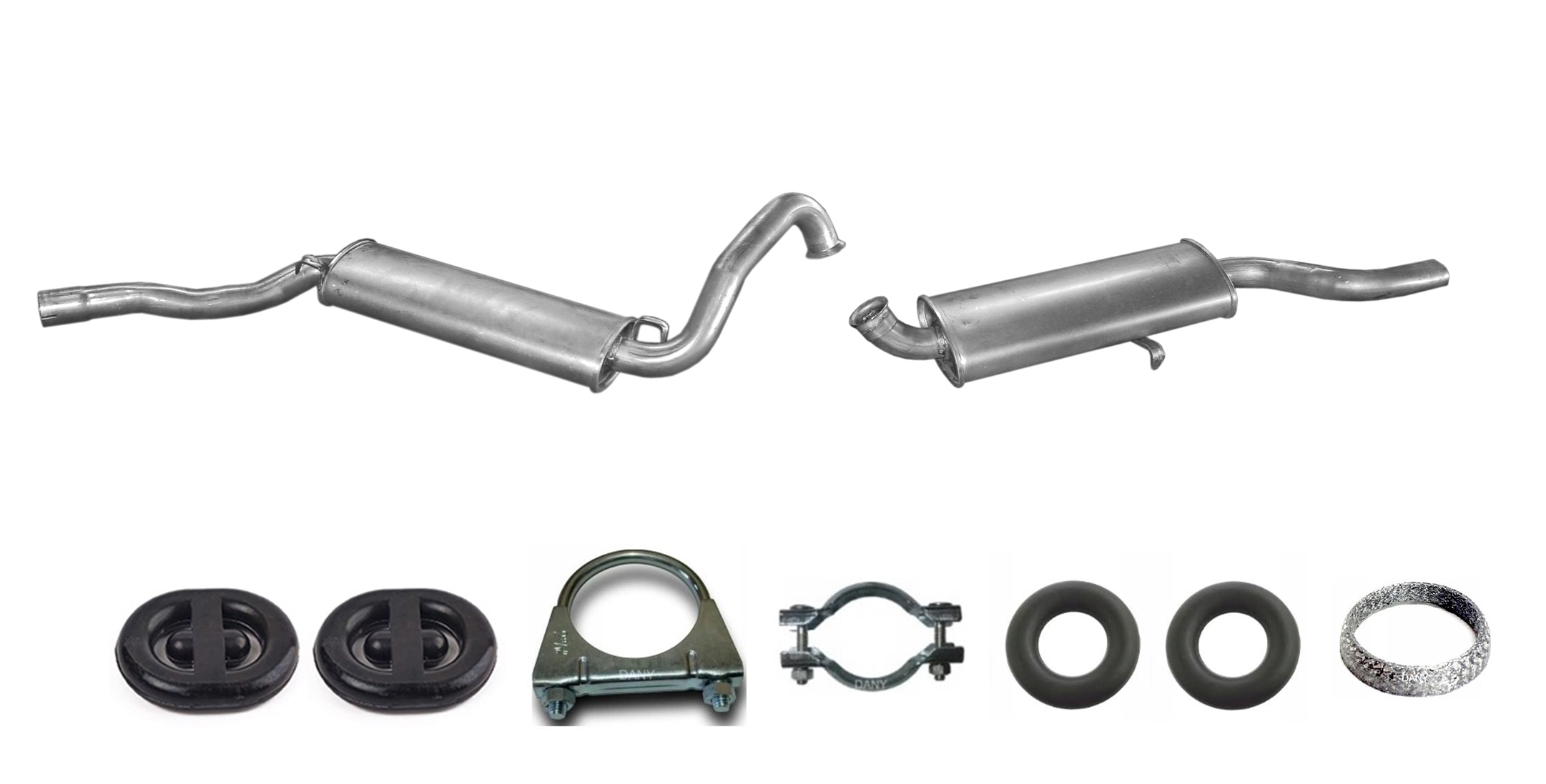 Audi 90 B2 2.0 2.2 2.3 1.6TD Tłumik Środkowy Końcowy