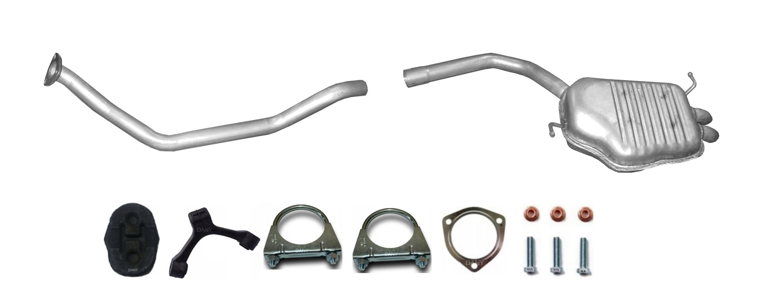 Audi A4 B6 1.9 TDi Tłumik Środkowy Tłumik Końcowy