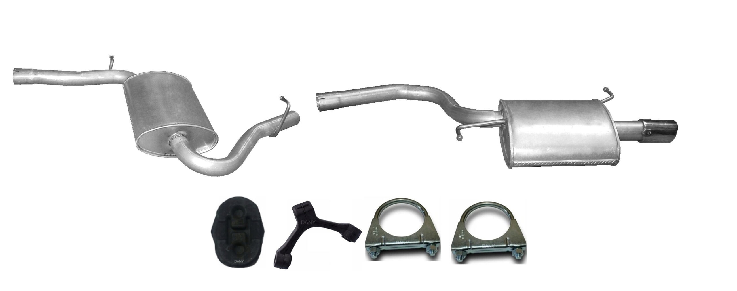 Audi A4 B6 2.0 FSi Tłumik Środkowy Tłumik Końcowy