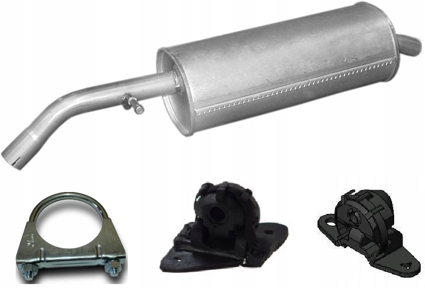 Citroen C2 1.1i 1.4i 16V  2003-2010 Tłumik Końcowy