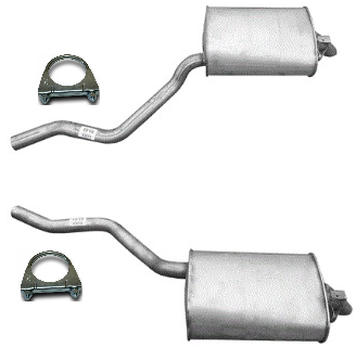 BMW 7 E38 3.0 D SEDAN 1998-2001 TŁUMIK KOŃCOWY LEWY I PRAWY