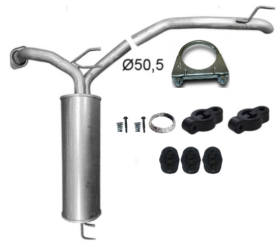 Honda Civic 1.4i VTEC 5D 73kW Hatchback 2012-2017 Tłumik Końcowy