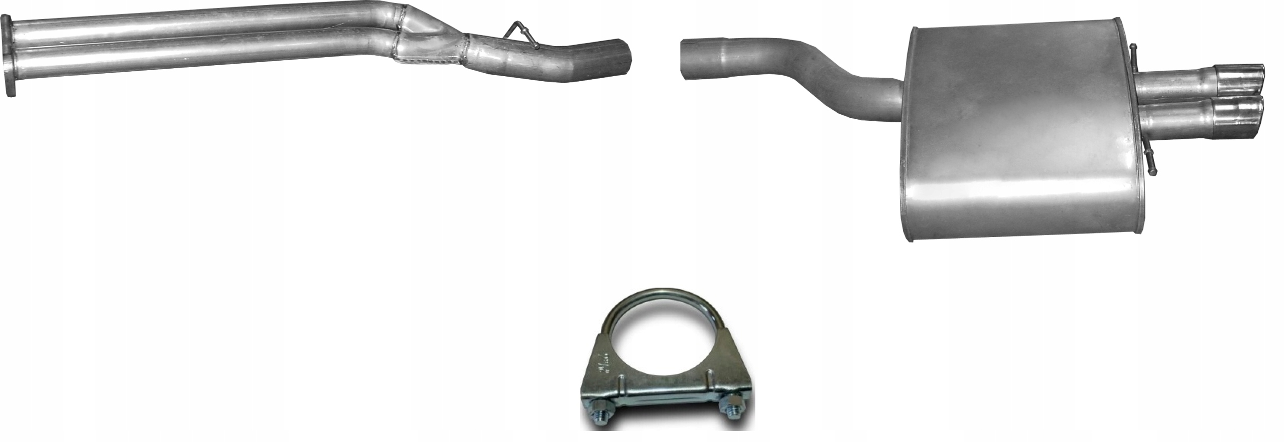 Bmw 5 E61 E60 3.0 D 2004 – Tłumik Komplet Układ