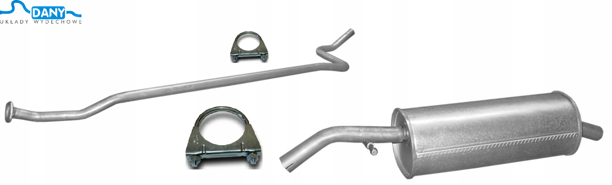 Citroen C2 C3 1.1 2002 – 8/2005 Tłumik Komplet