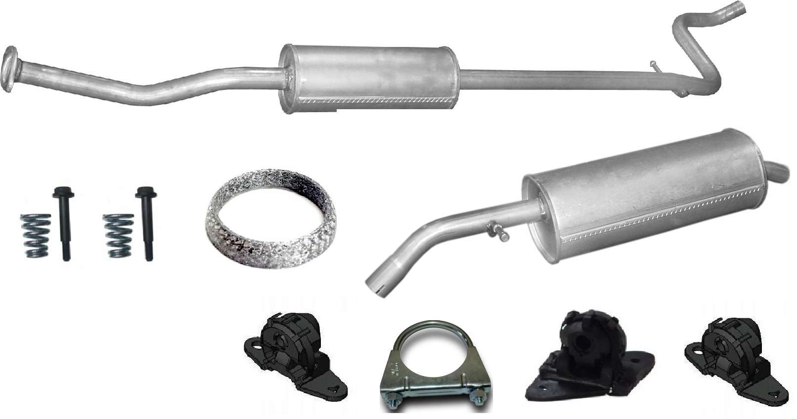 Citroen C3 Pluriel 1.4 2003-2006 Tłumik Komplet