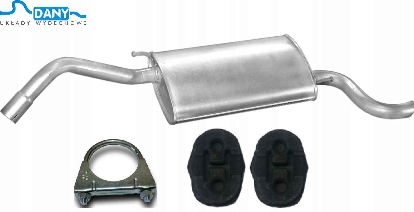 Ford Fiesta Courier 1.4 16v Tłumik Końcowy