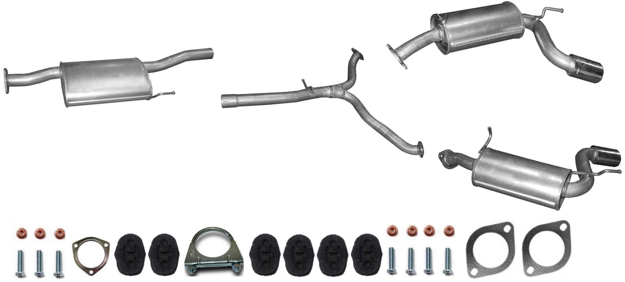 Chevrolet Captiva 2.2 D Tłumik Komplet