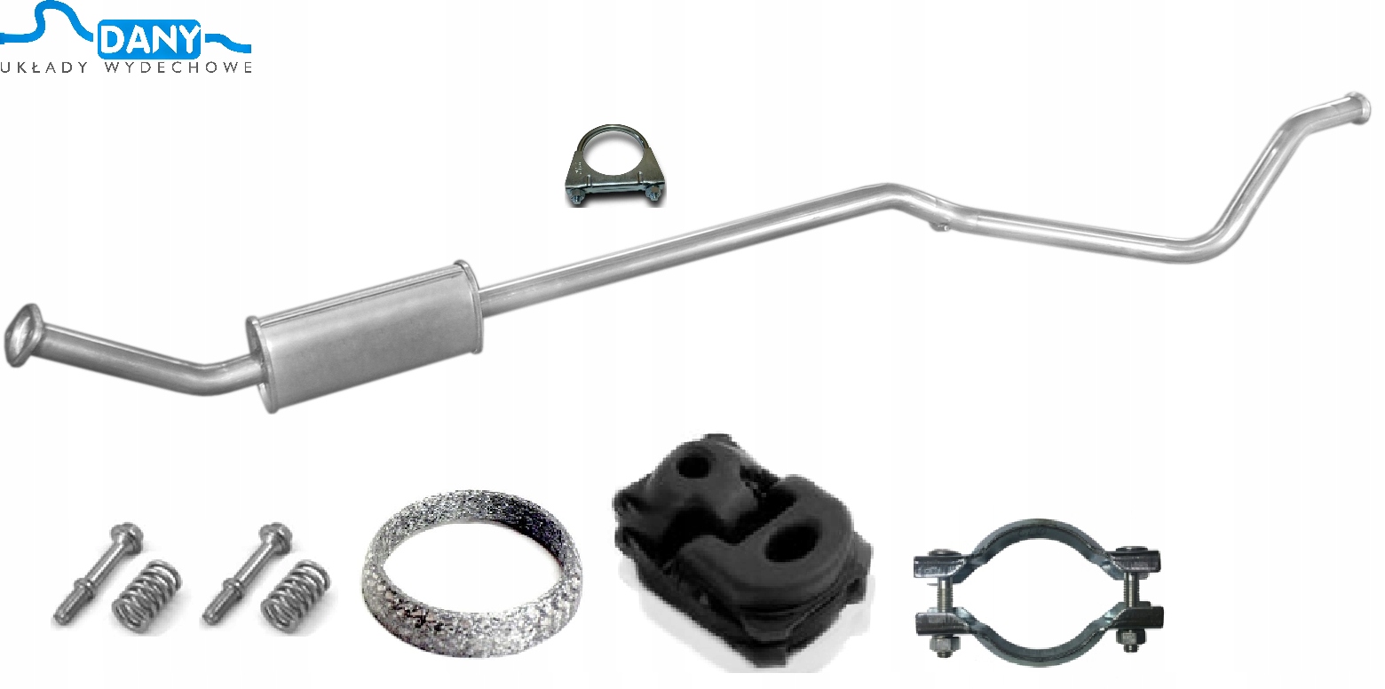 Citroen C4 1.6 16v 2004 – 6/2008 Tłumik Środkowy