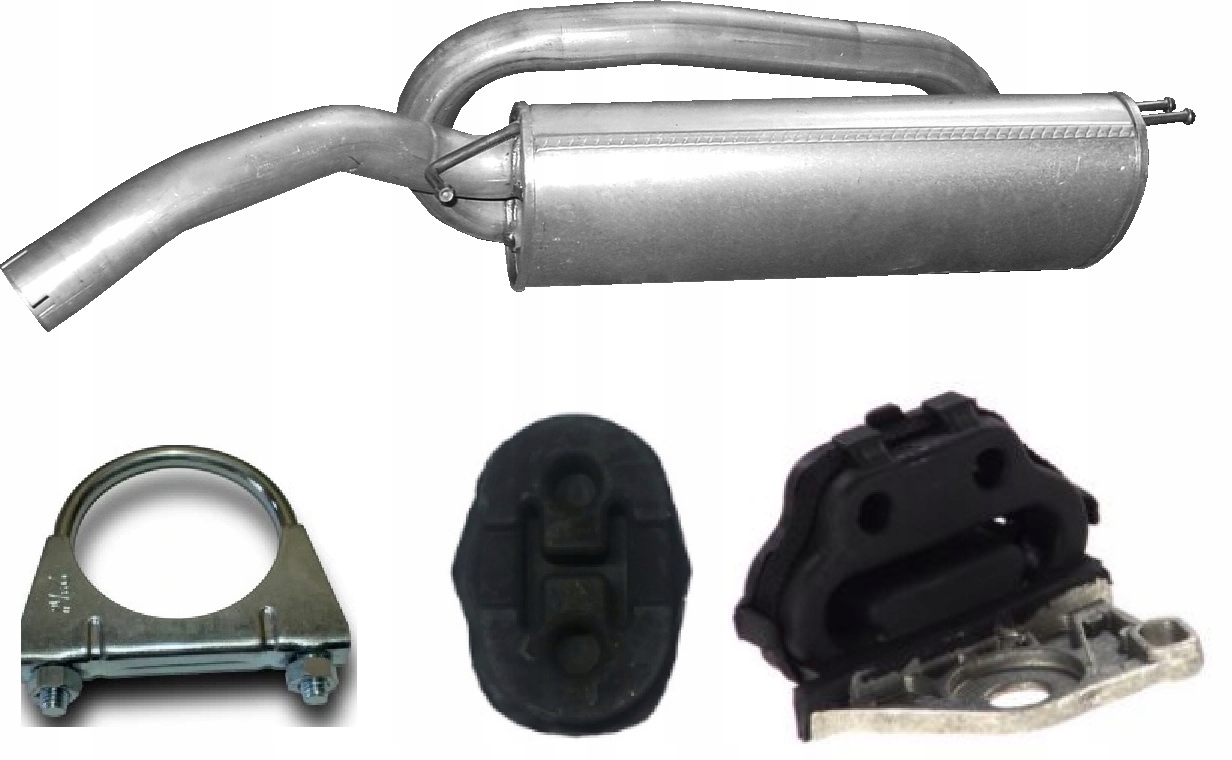 Fiat Bravo Ii 1.4 16v T- Jet Hatchback 2007-0/00 Tłumik Końcowy