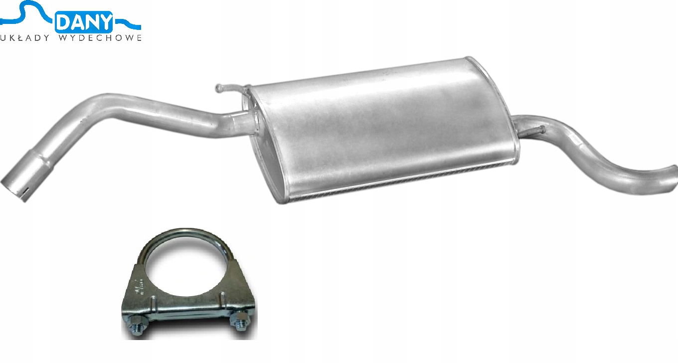Ford Fiesta Courier 1.8 D D18 Tłumik Końcowy