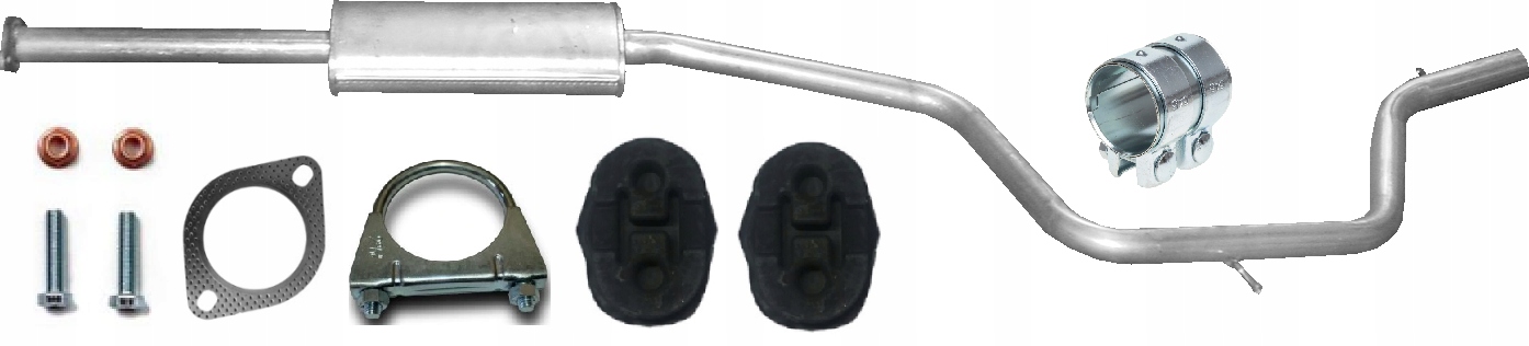 Ford Galaxy 2.0 16v 2006-0/00 Tłumik Środkowy