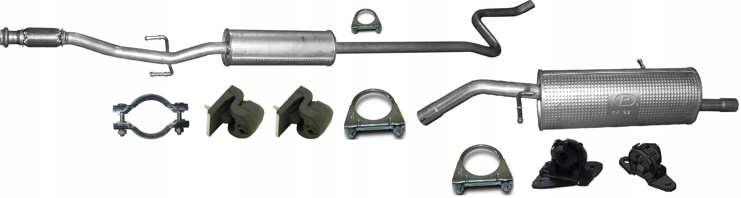 Citroen C3 DS3 1.4 1.6 Vti 2009 – 0/0 Tłumik Końcowy Środkowy