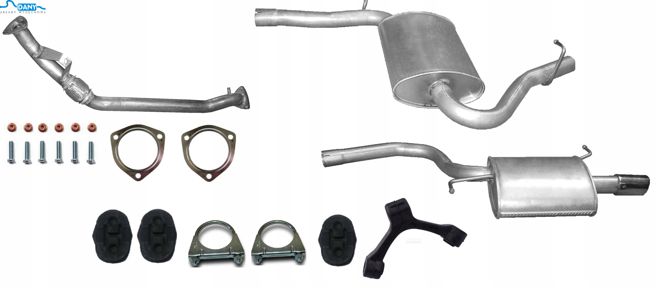 Audi A4 2.0 Fsi 2002 – 12/2004 Tłumik Komplet