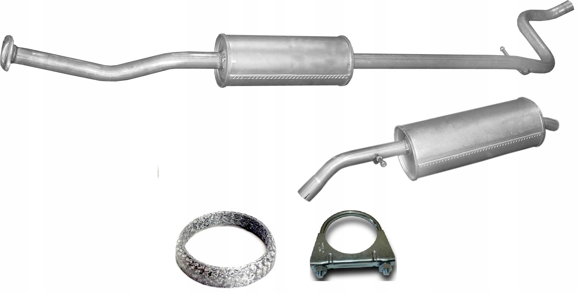 Citroen C2 Peugeot 1007 1,4 Tłumik Komplet Układ