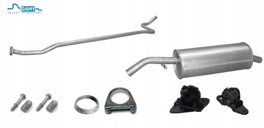 Citroen C2 C3 1.1 45kW 2002 – 8/2005 Tłumik Końcowy Rura