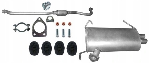 Citroen C Crosser 2.2 Hdi 116kW 2007-7/2013 Tłumik Końcowy Rura