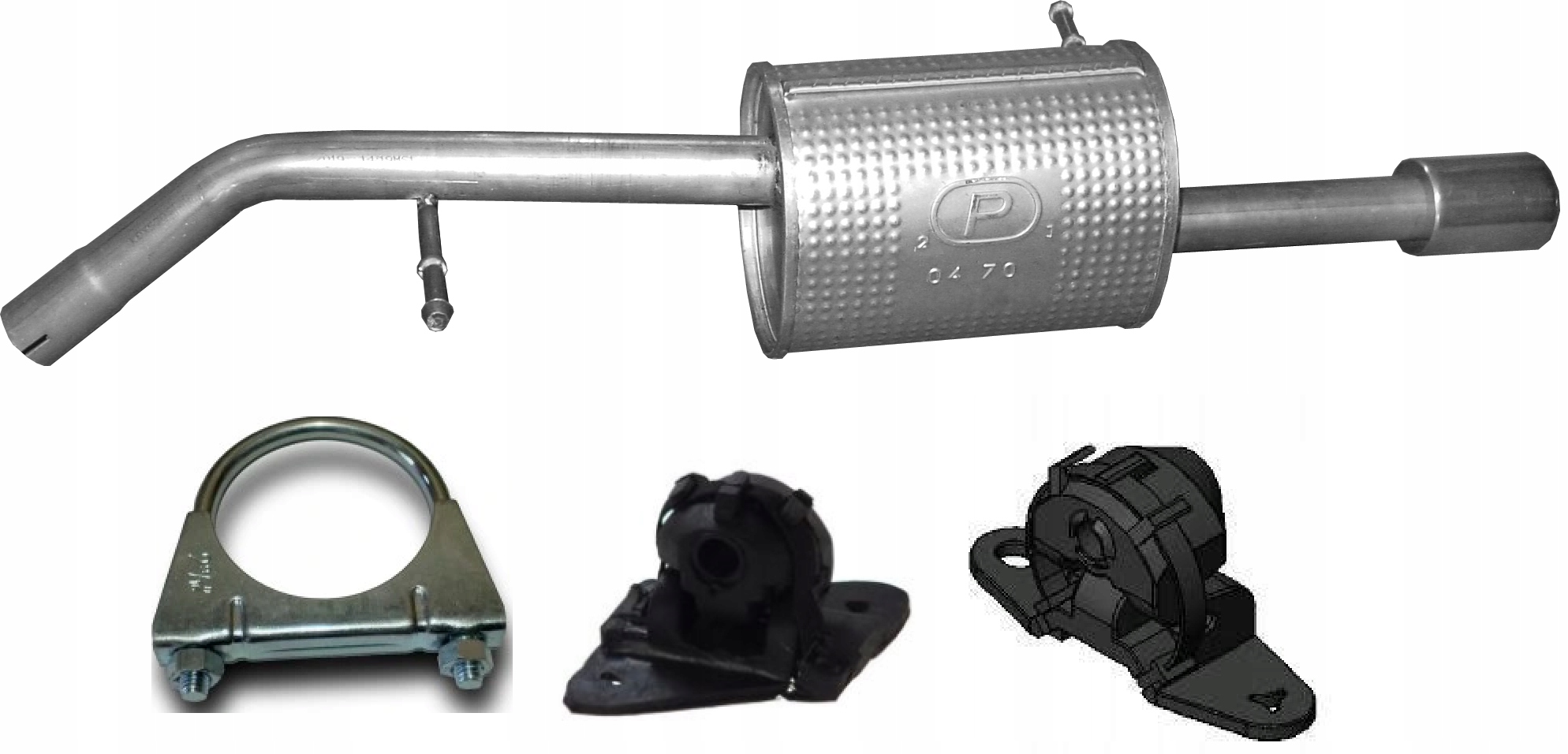 Citroen C3 1.4 E-Hdi + Hdi Od 2010 Tłumik Końcowy