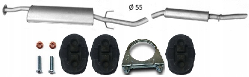 Chevrolet Trans Sport 3.4 2001-2005 Tłumik Końcowy