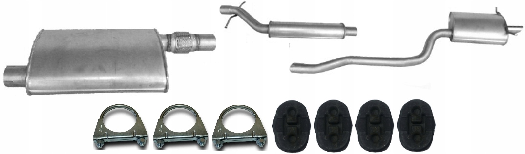 Chrysler Pacifica 3.5 V6 Van 2004-2006 Tłumik Końcowy Środkowy