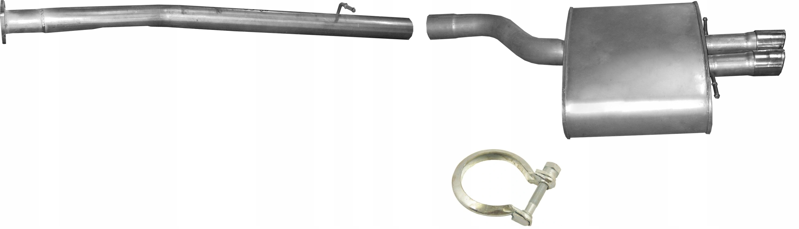 Bmw 5 E61 E60 2.5d 3.0d 2004 Tłumik Komplet Układ