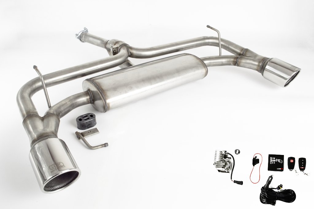 Tłumik Końcowy Nierdzewka Alfa  Romeo Giulietta  1.4 TB 77/88/125 kW  Hatchback 5D  2010-2016   Aktywny Zawór Klapowy