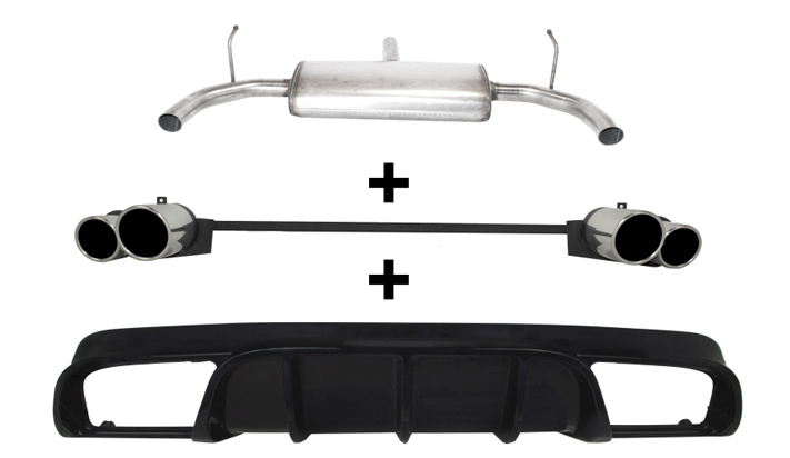 Tłumik Końcowy Nierdzewka Alfa Romeo Giulietta 1.4 TB 77/88/125 kW Hatchback 5D 2010-2016 Quattro Terminali