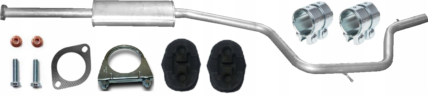 Ford Mondeo 1.6 2.0 16v 2007-0/00 Tłumik Środkowy