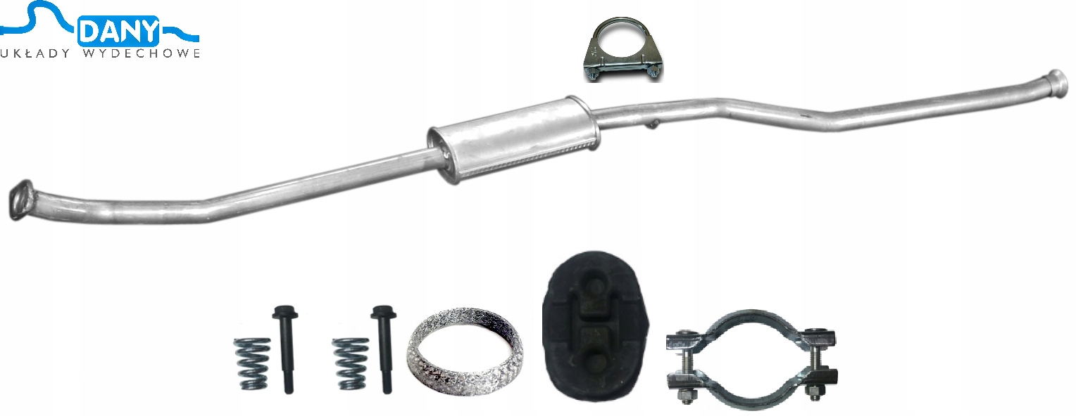 Citroen Berlingo 1.1 1.4 1.6 Tłumik Środkowy