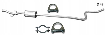 Citroen C-Elysse 1.6 Vti 2012-0/0 Tłumik Środkowy