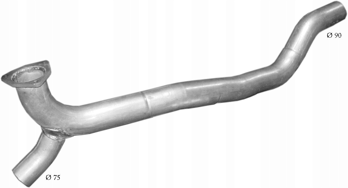 Mercedes Lk Tłumik Rura Kolektorowa