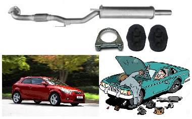 Vw Fox 1.4 I 55kw (04/2005 12/2009) Liftback Rura Tłumik Samochodowy