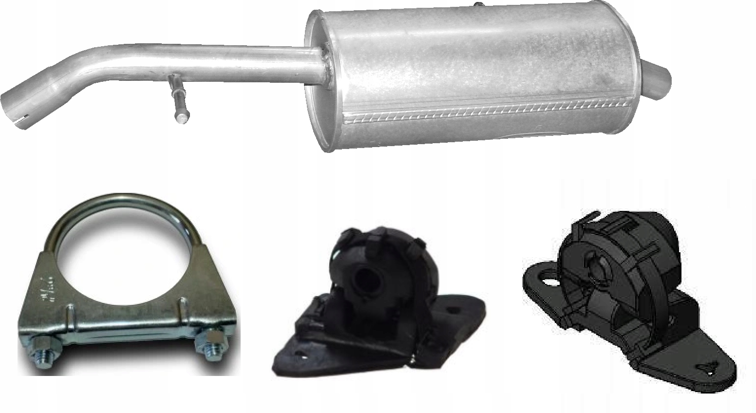 Citroen C3 1.6 1.4 D 2002- 12/09 Tłumik Końcowy