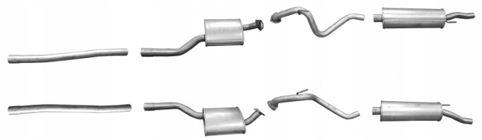 Jaguar Xjs 5.3 Coupe 1979 -1993 Tłumik Komplet