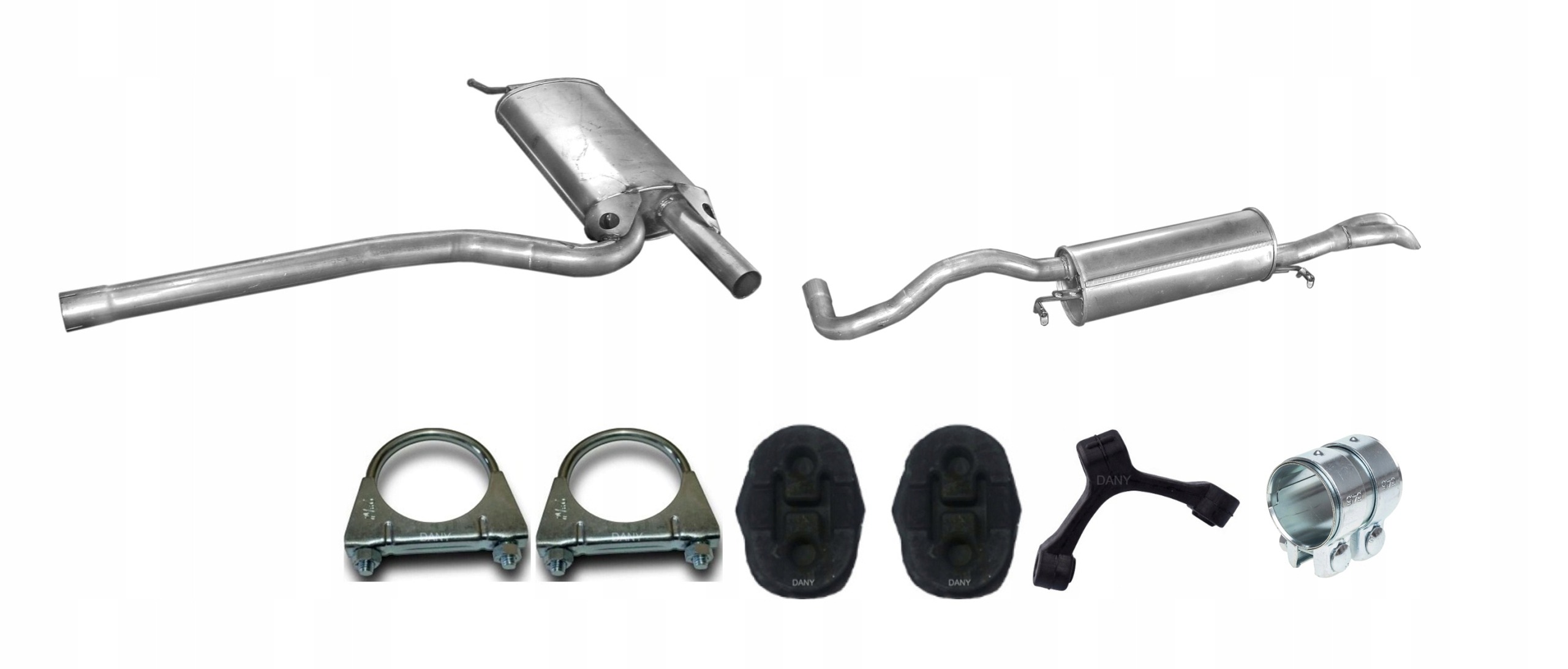 Audi A4 B5 1.9 TDI Tłumik Środkowy Tłumik Końcowy