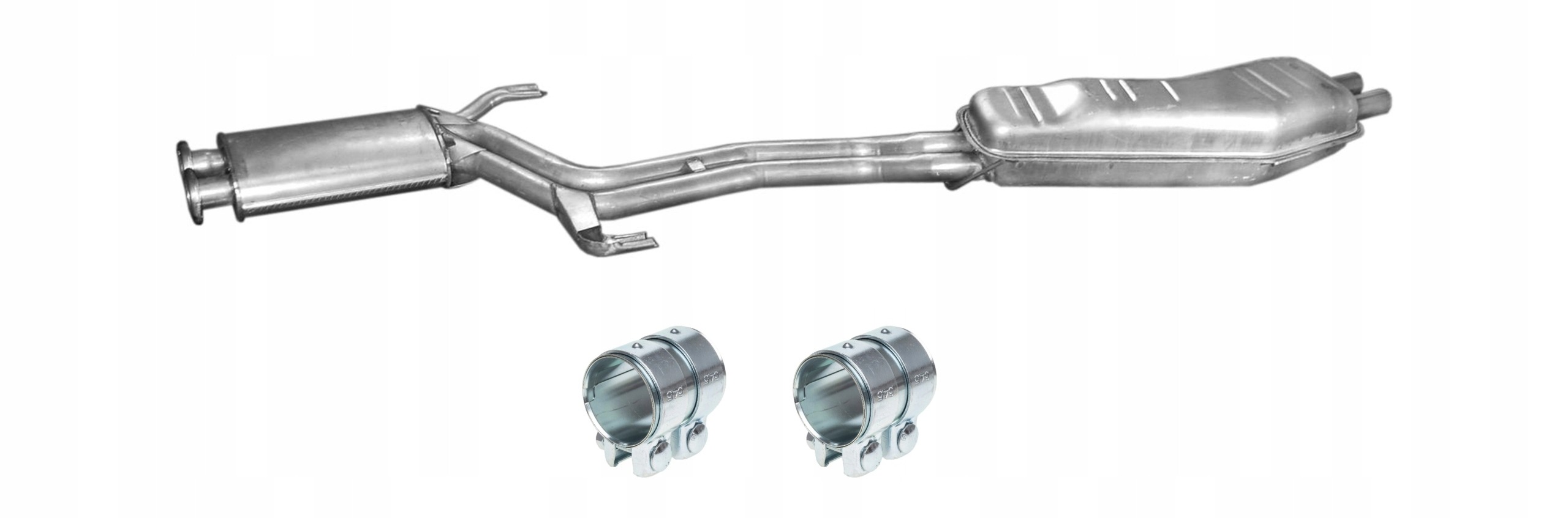 BMW 5 E34 525 530 535 (1988-1996) Tłumik Układ Wydechowy Komplet