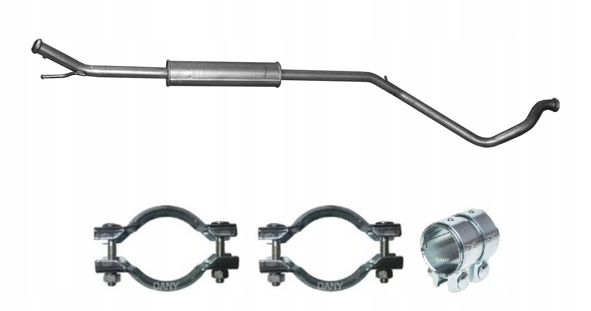 Citroen C4 1.4 16V 66Kw (2004-2010) Hatchback + Coupe Tłumik Środkowy