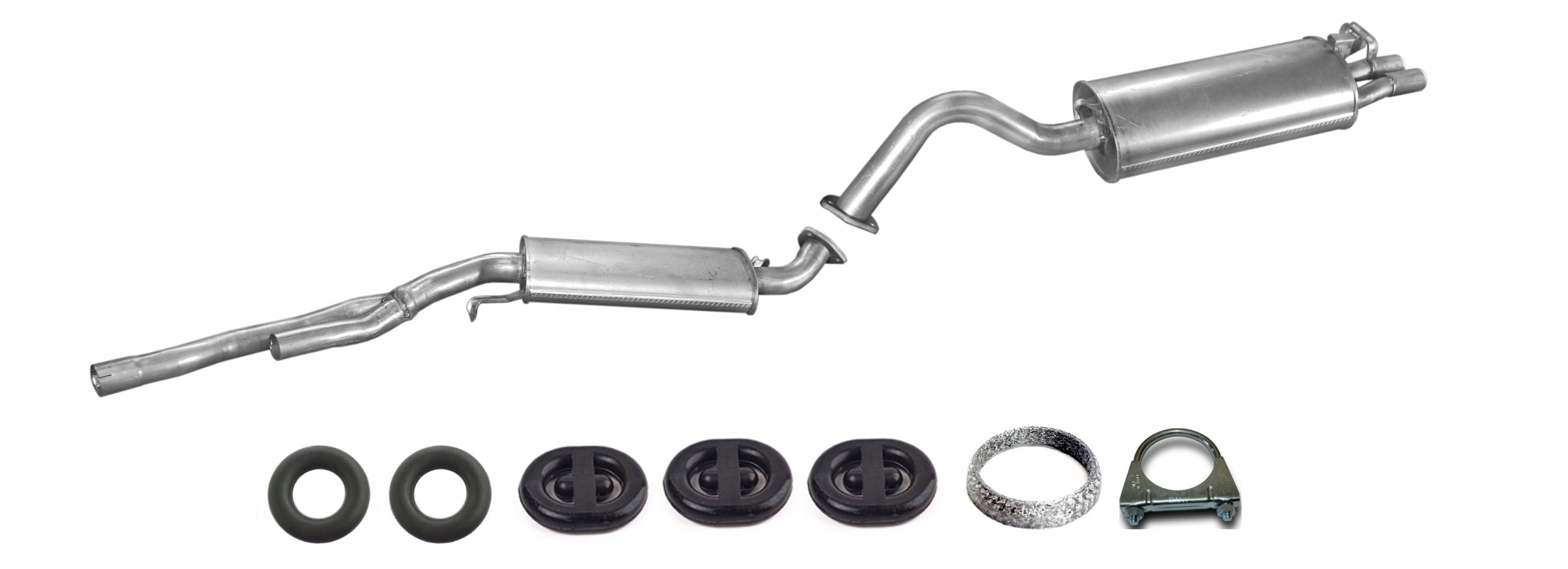 Audi 100 2.6 2.8 Tłumik Środkowy Tłumik Końcowy