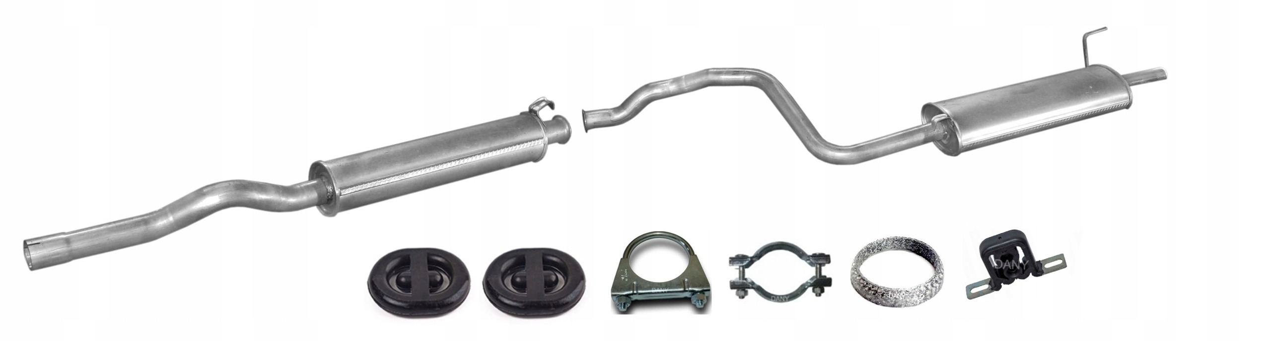 Audi 80 B4 1.6 2.0 Tłumik Środkowy Tłumik Końcowy