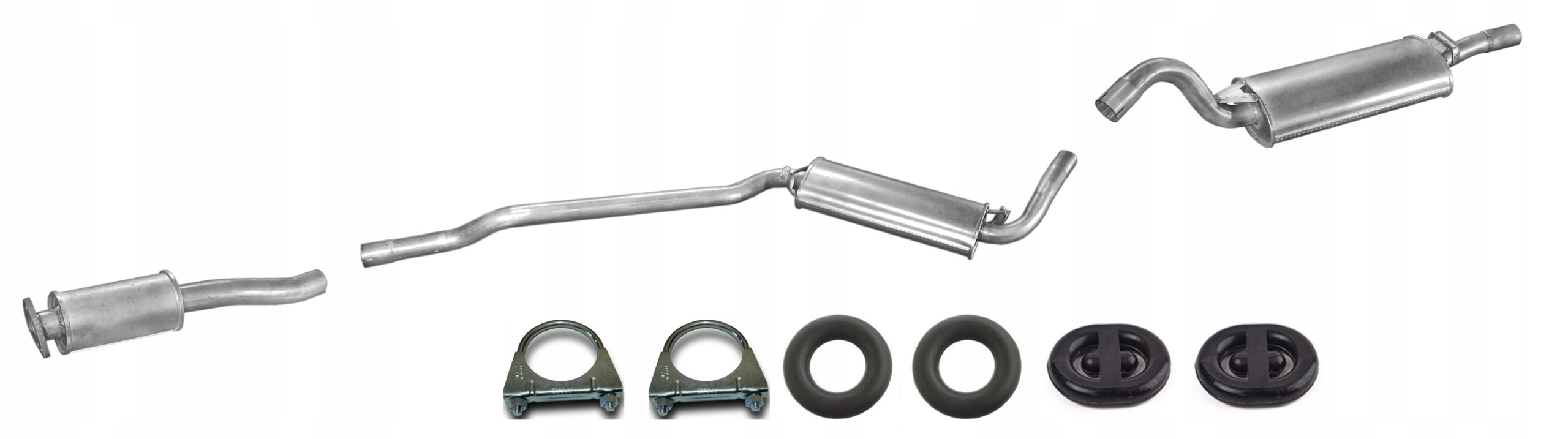 Audi 90 B3 1.6 TD Tłumik Układ Wydechowy Komplet