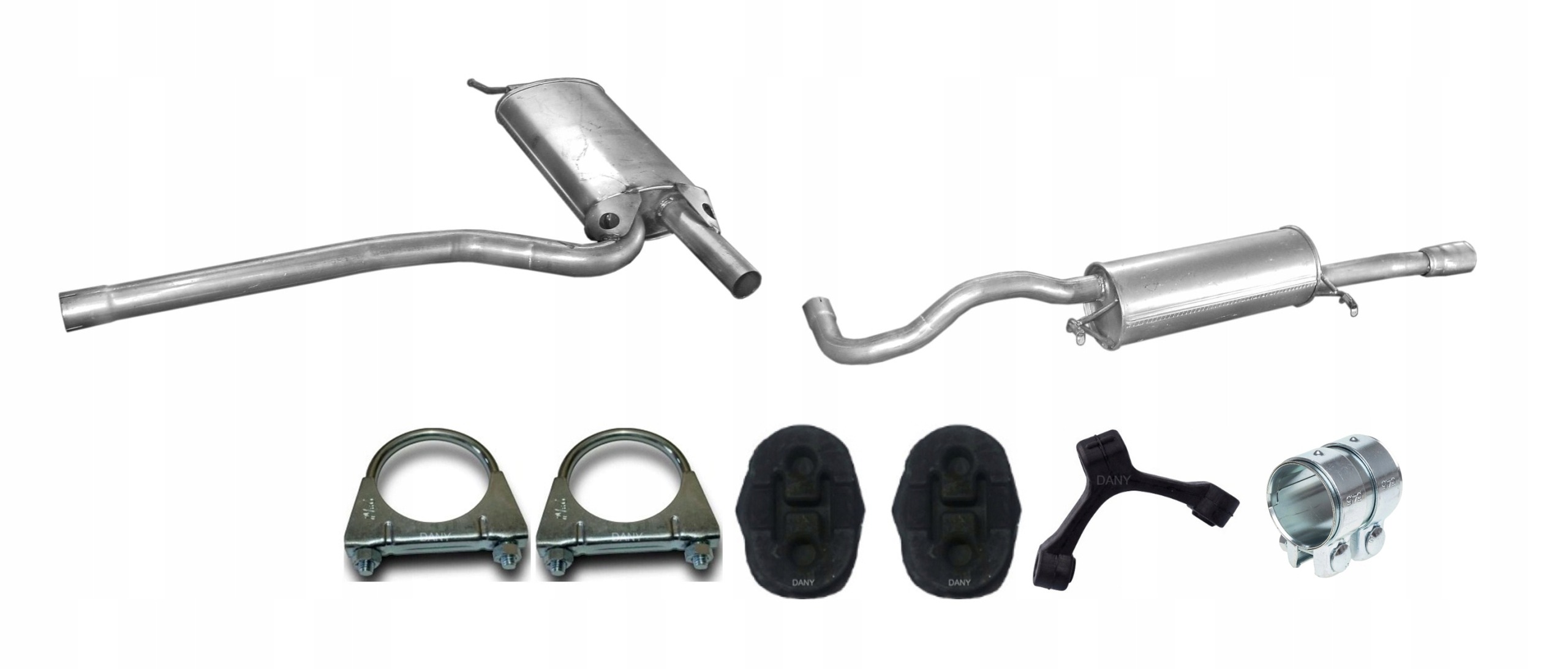 Audi A4 B5 1.6 Tłumik Środkowy Tłumik Końcowy