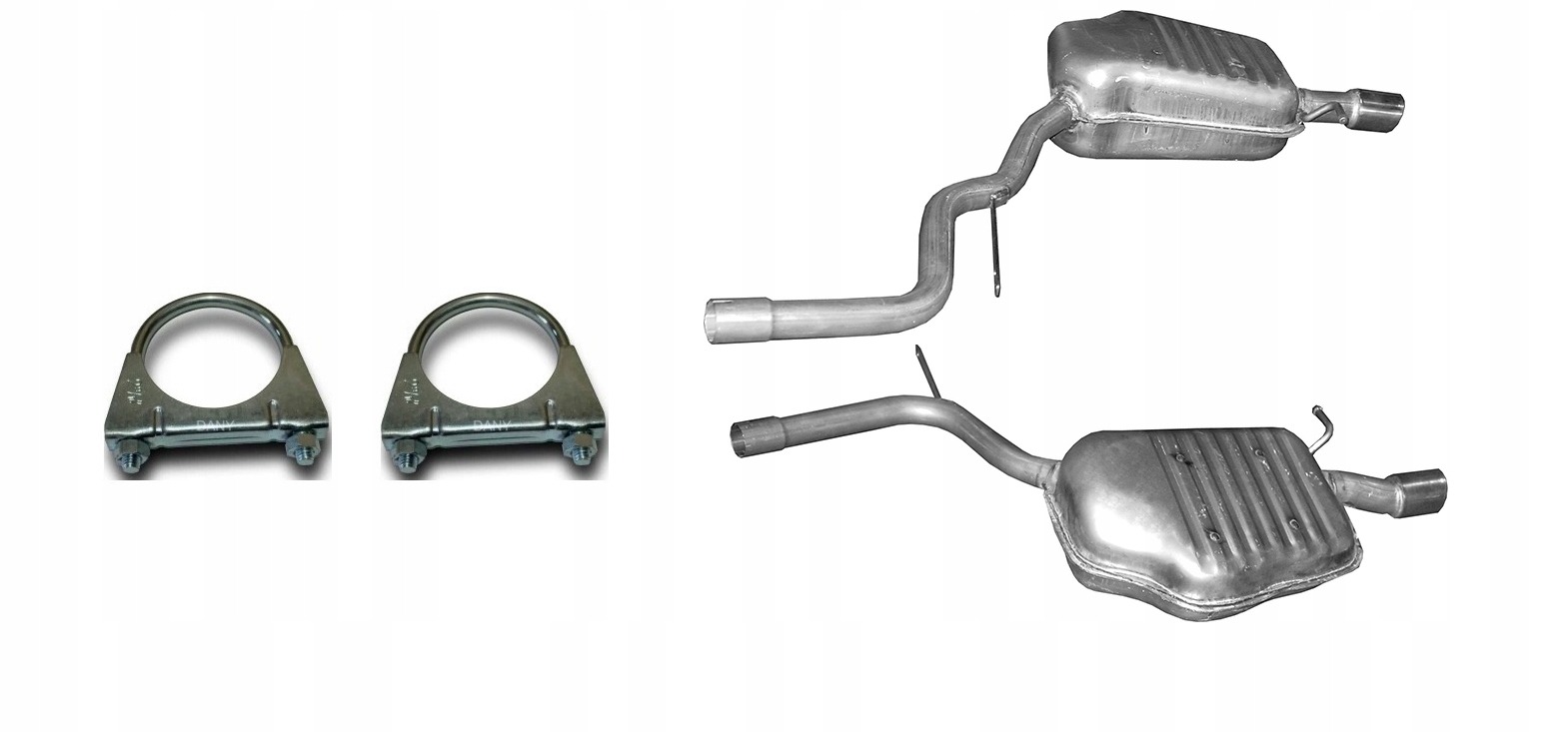Audi A4 B6 1.8 20V Turbo (2000-2004) Tłumik Końcowy lewy i prawy