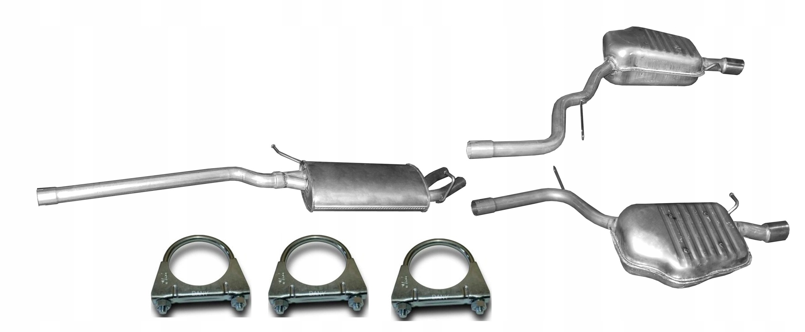 Audi A4 B6 1.8i 20V Turbo Tłumik Środkowy Tłumik Końcowy