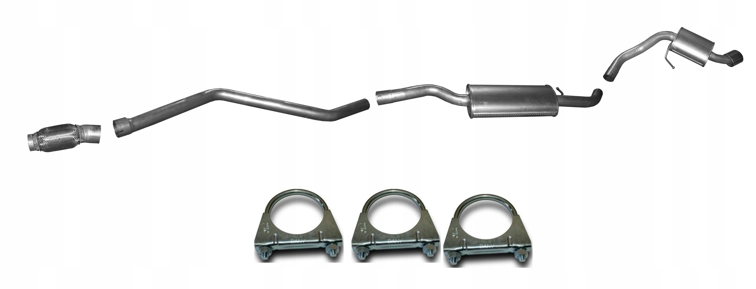 BMW 1 E81 E87 116d 118d 120d 2.0 D 2007-2012 Tłumik Układ Wydechowy Komplet