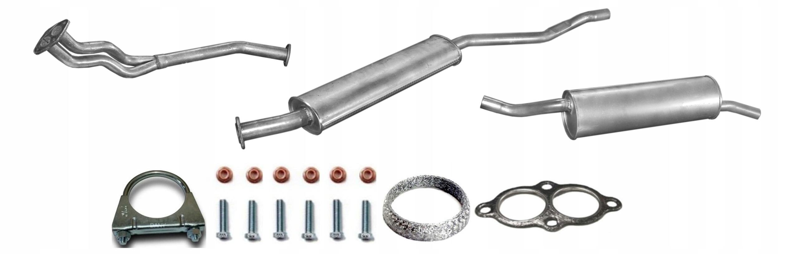 BMW 3 E30 316 318i 1.8 1982-9/1987 Tłumik Układ Wydechowy Komplet