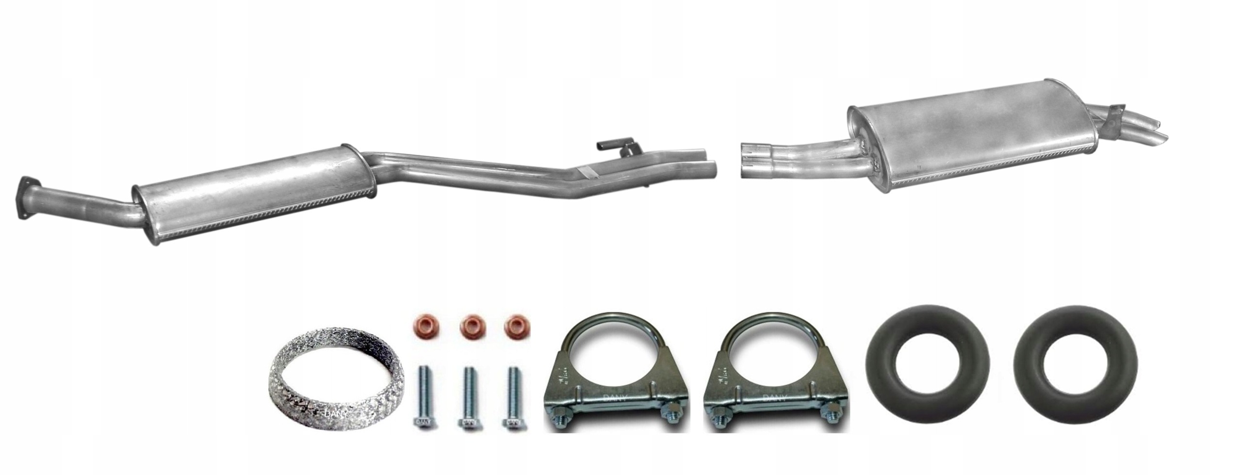 BMW 3 E30 324 2.4 TD 85kW 1987-1992 Tłumik Środkowy Tłumik Końcowy