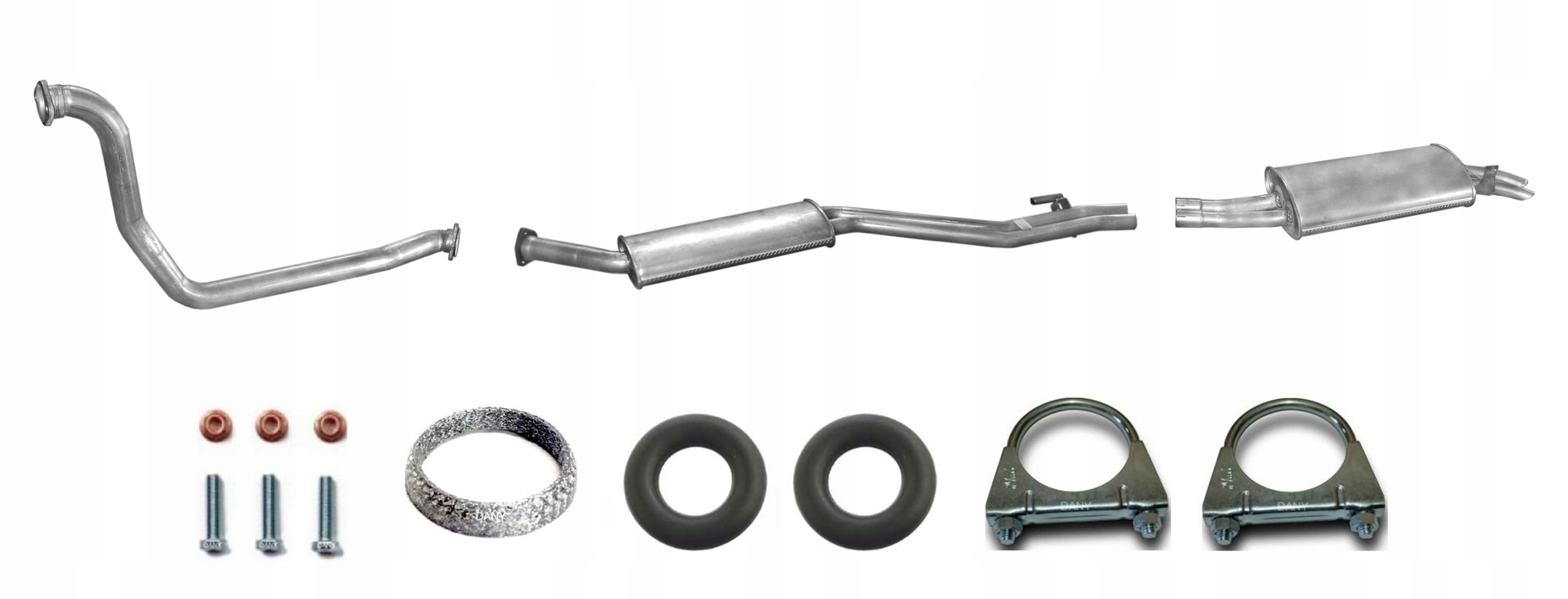 BMW 3 E30 324 2.4 TD 85kW 1987-9/1988 Tłumik Układ Wydechowy Komplet