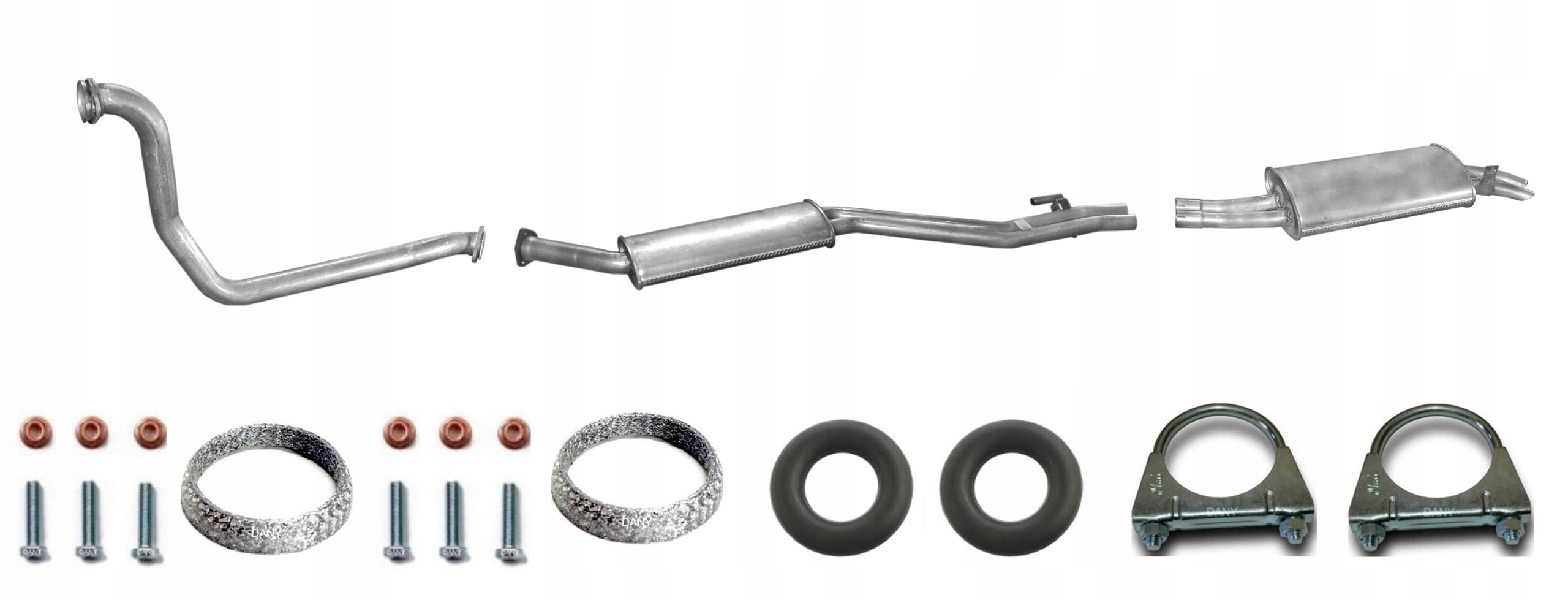 BMW 3 E30 324 2.4 TD 85kW 1988-1992 Tłumik Układ Wydechowy Komplet