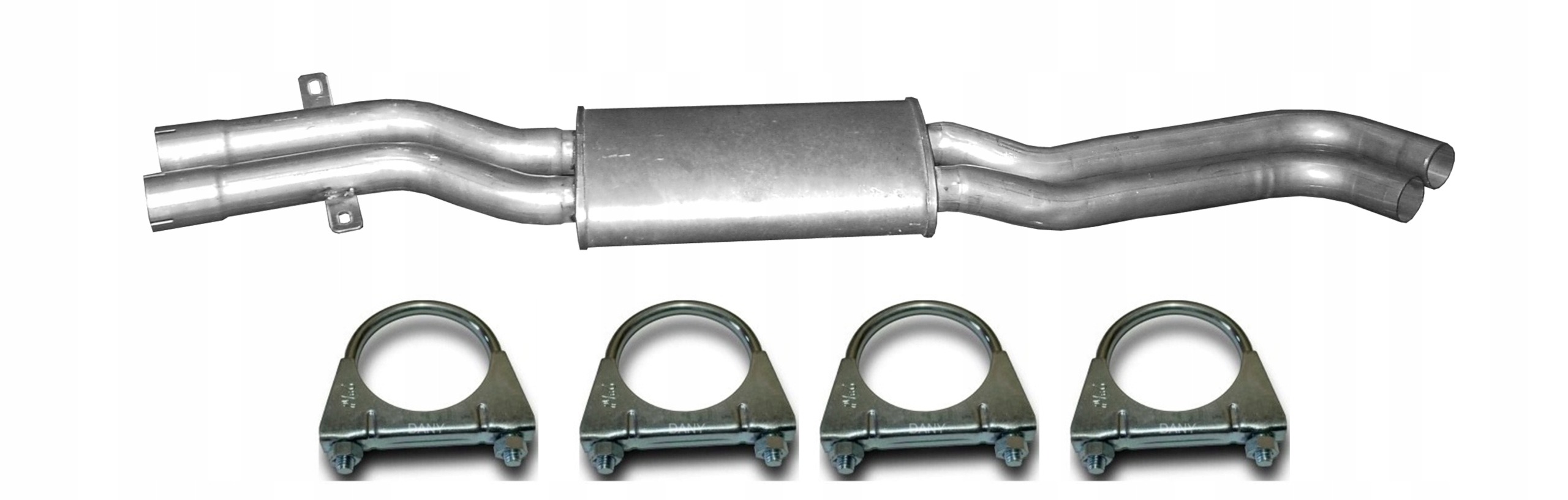 BMW 3 E46 330 3.0 D 2003-2005 Tłumik Środkowy