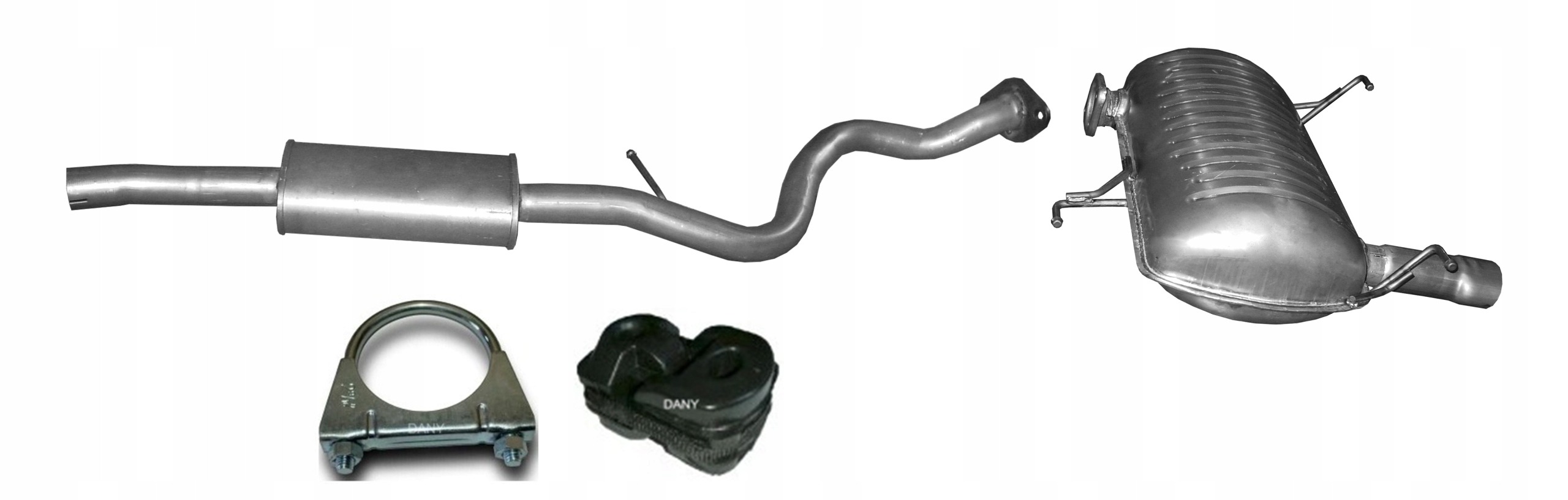 BMW 3 E90 E91 318i 2.0 2005-2012 Tłumik Środkowy Tłumik Końcowy